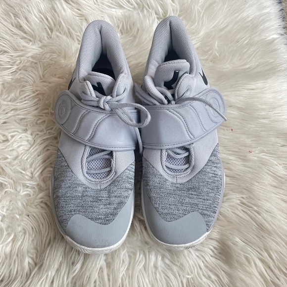 Nike Mens KD Trey 5 AA7067-100 Gray Basketball Shoes Sneakers Wolf Grey Size 8 - Picture 12 of 13